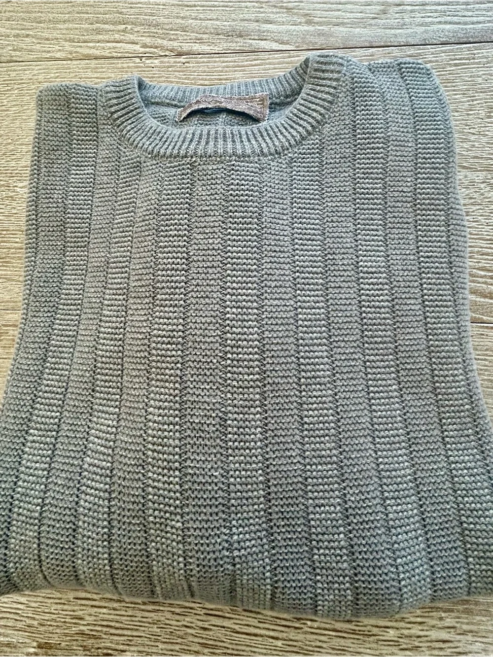 Men's Taupe/Olive Green VTG Shenandoah Knit Sweater